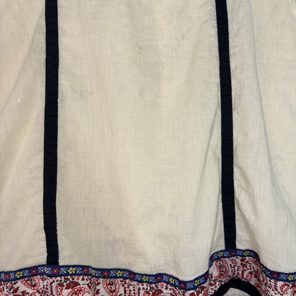 Blue‎ Plate Vintage Skirt Lined Size L Boho - Picture 8 of 8
